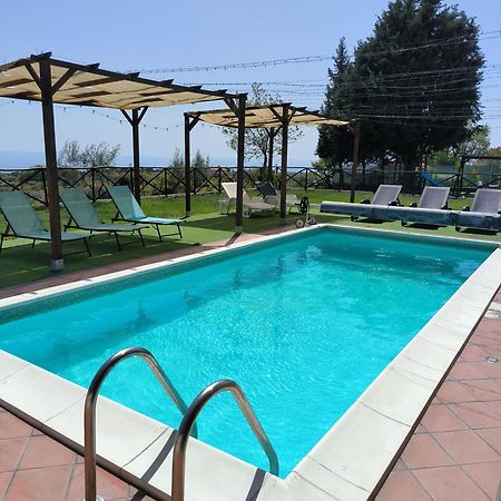 Villa Egle Belpasso, Villa Vacanza Con Piscina Bagian luar foto