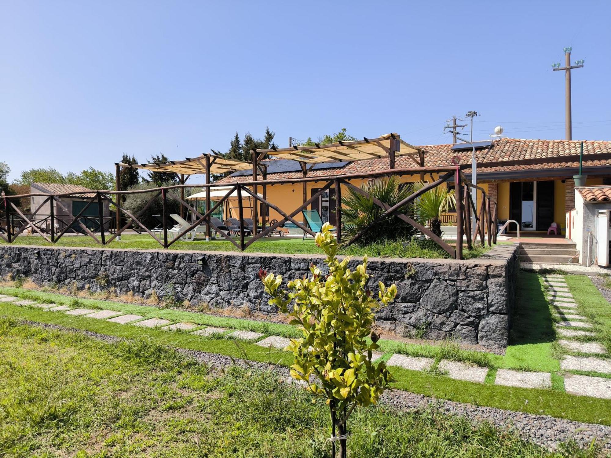 Villa Egle Belpasso, Villa Vacanza Con Piscina Bagian luar foto