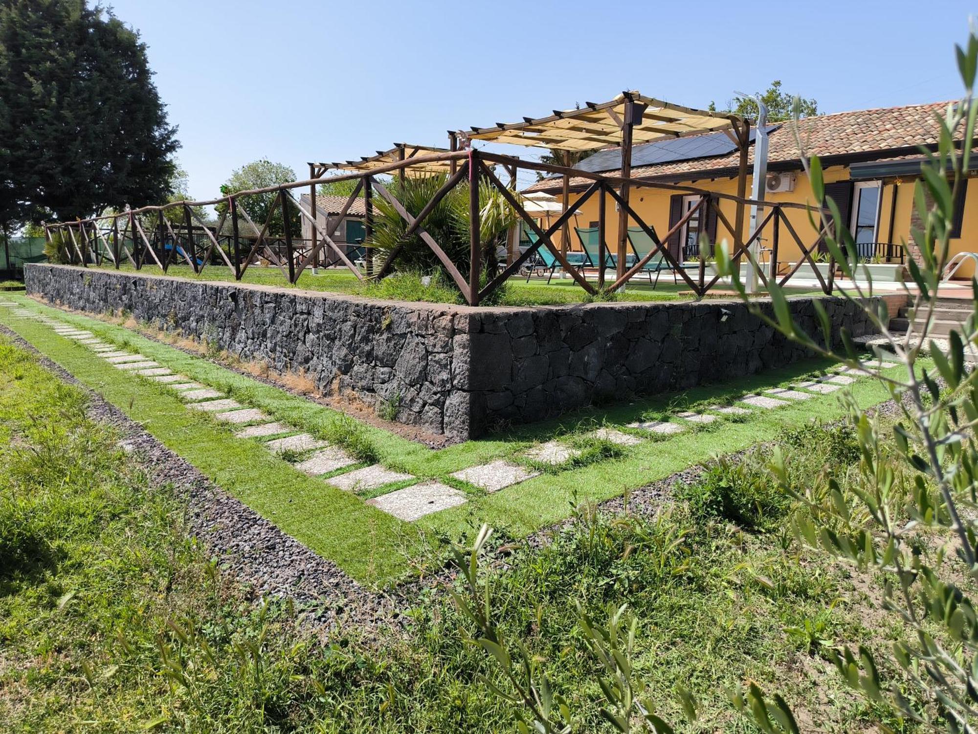 Villa Egle Belpasso, Villa Vacanza Con Piscina Bagian luar foto